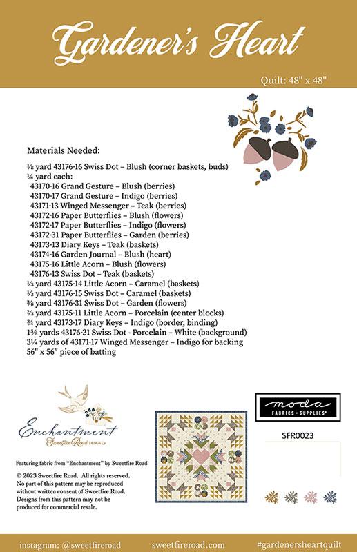 Gardener's Heart - Quilt Pattern