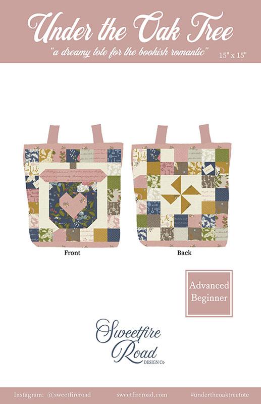 Under the Oak Tree Book Tote - Sewing Pattern
