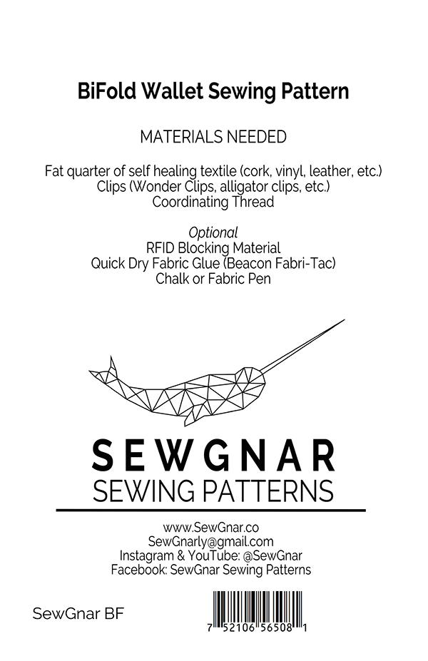Bifold Wallet - Sewing Pattern