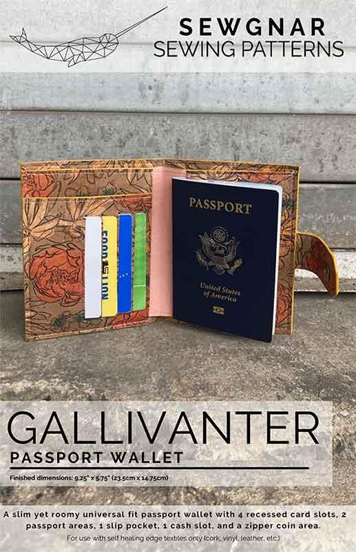 Gallivanter Passport Wallet - Sewing Pattern