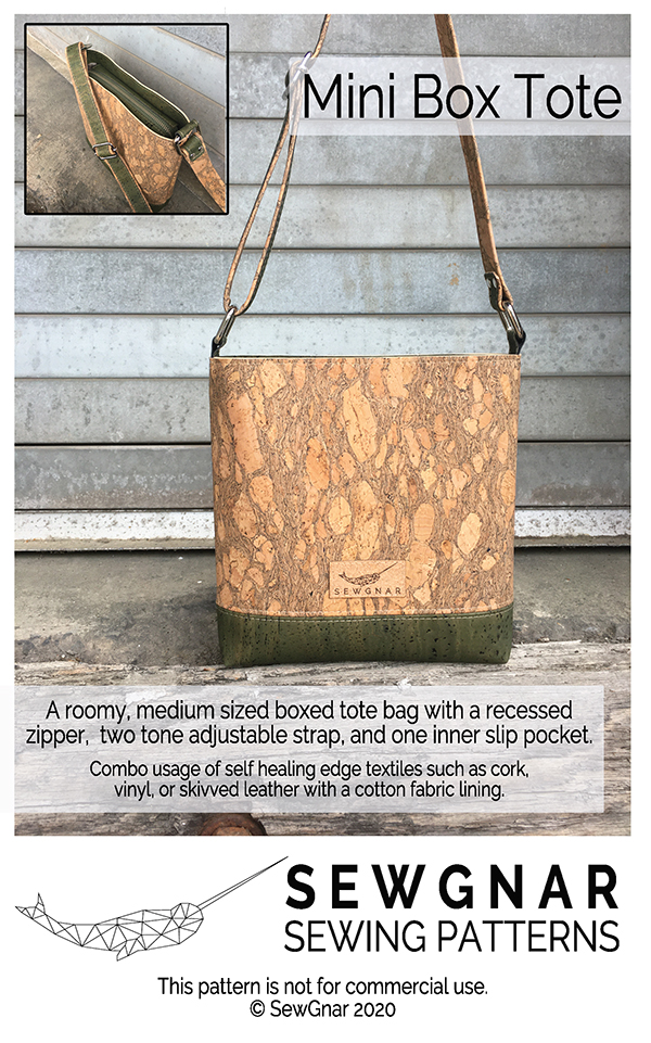 Mini Box Tote - Sewing Pattern