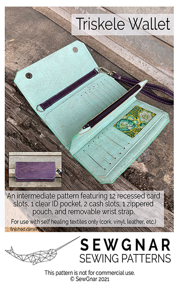 Triskele Wallet - Sewing Pattern