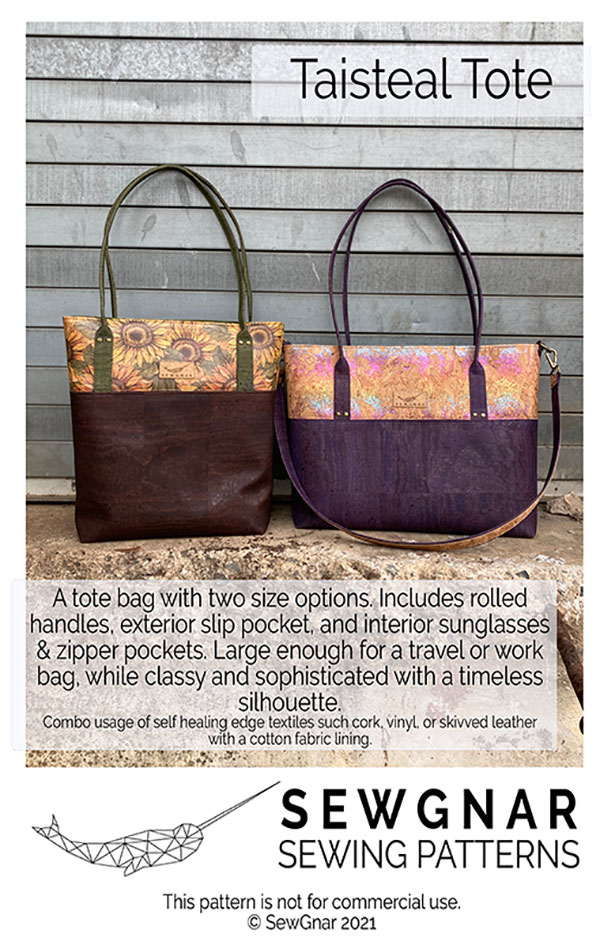 Taisteal Tote - Sewing Pattern