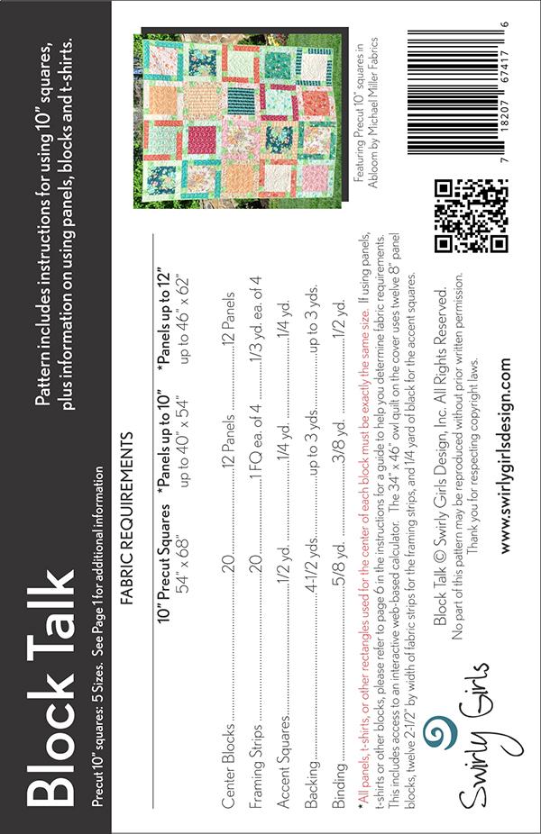 Block Talk - Quilt Pattern