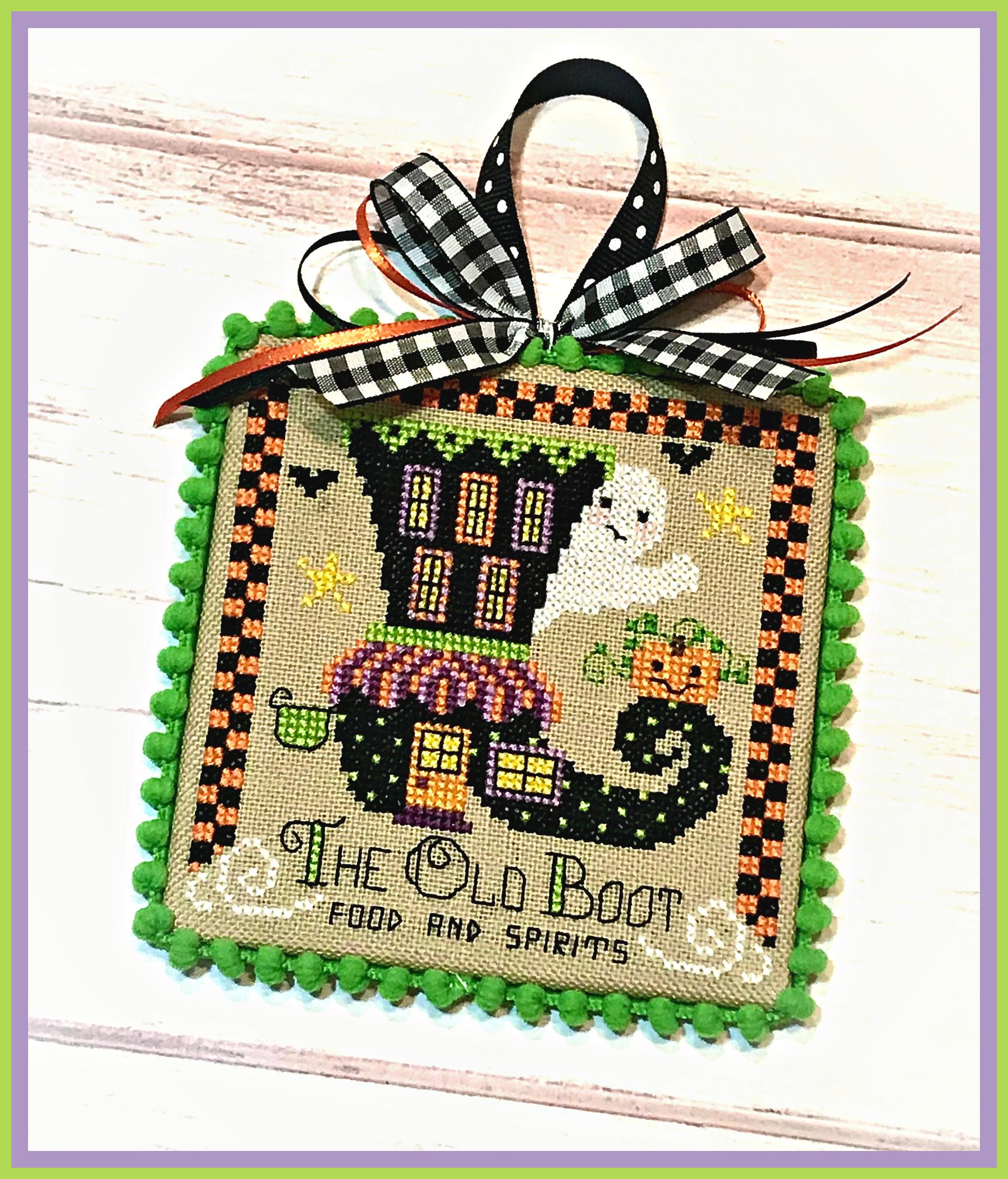 BOOville The Old Boot - Halloween Cross Stitch Pattern