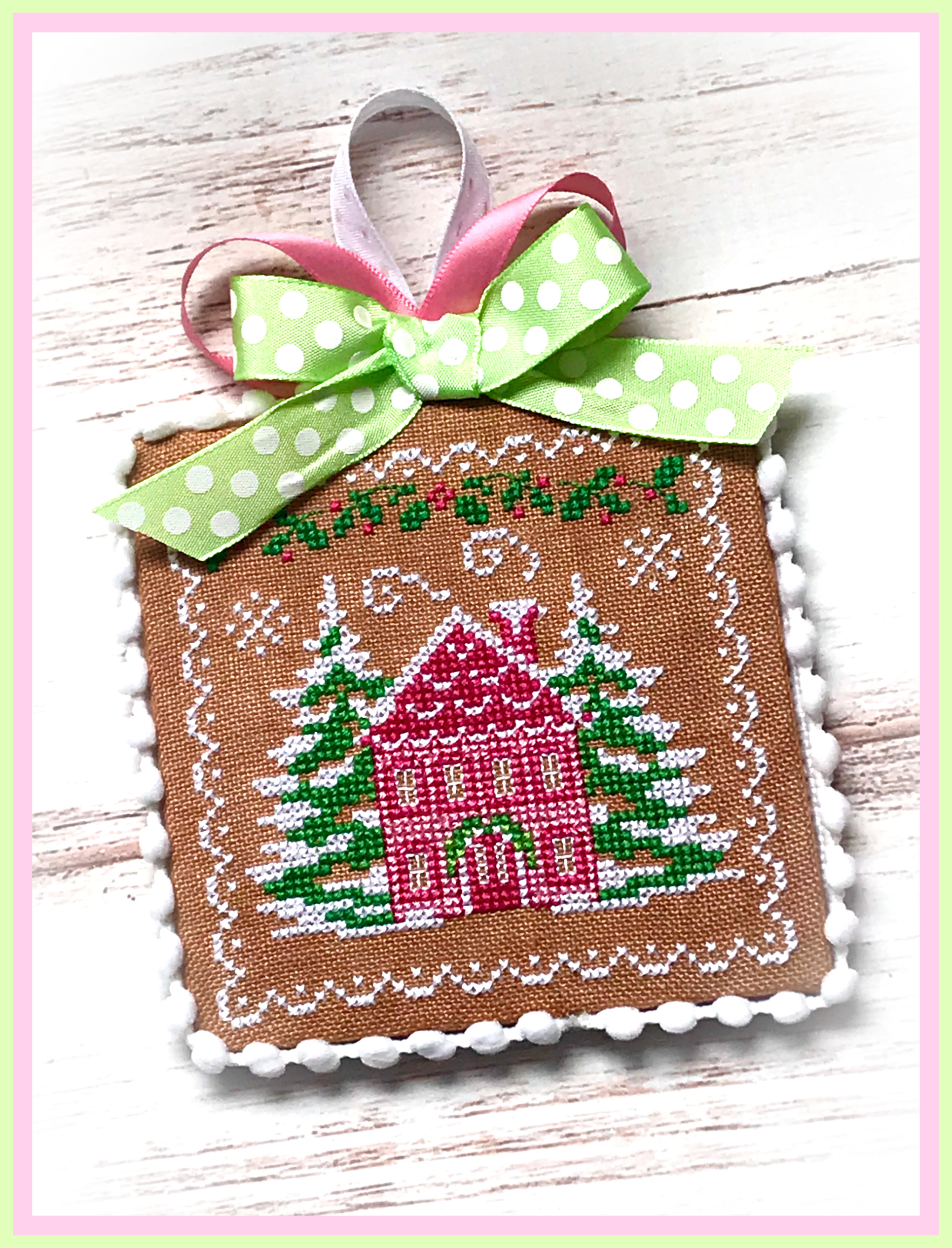 Holiday Home - Christmas Cross Stitch Pattern