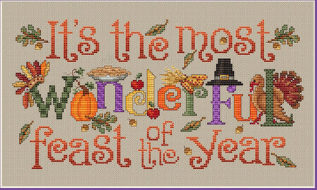 The Most Wonderful Feast - Cross Stitch Pattern