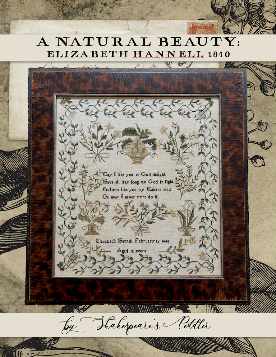 A Natural Beauty Elizabeth Hannell 1840 - Cross Stitch 