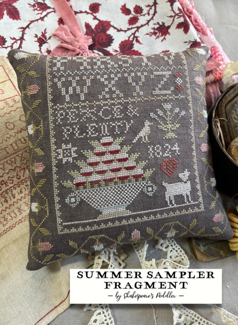 Summer Sampler Fragment - Cross Stitch Pattern