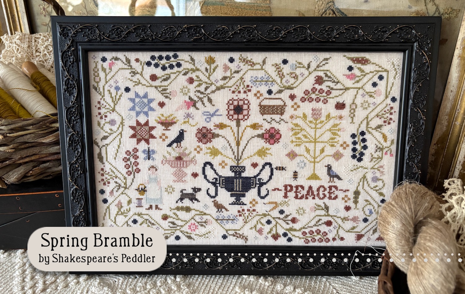 Spring Bramble - Cross Stitch Pattern