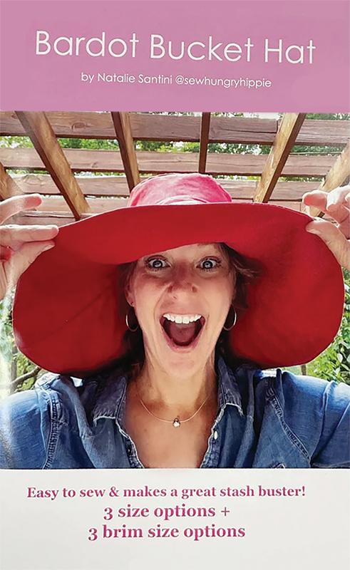 Bardot Bucket Hat - Sewing Pattern