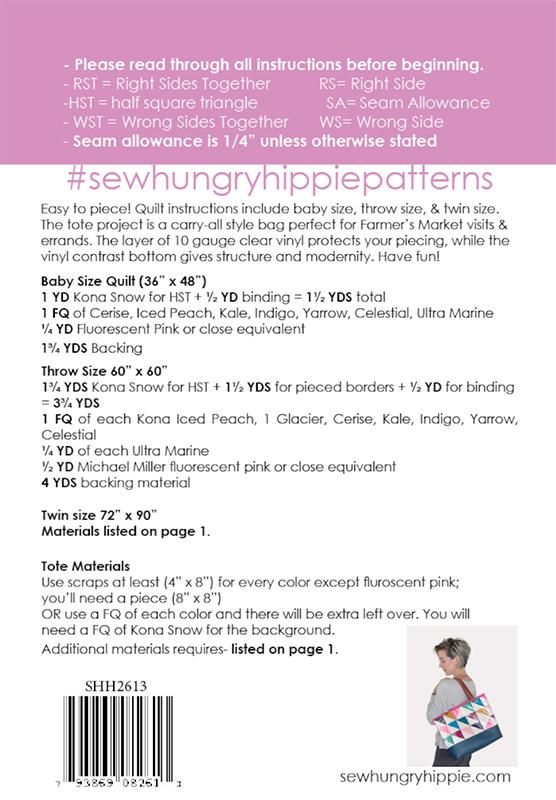 HST Quilt & Tote - Sewing Pattern