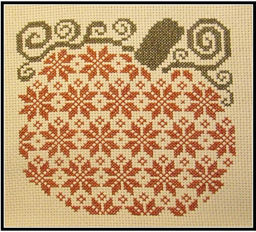 Quaker Pumpkin - Cross Stitch Pattern