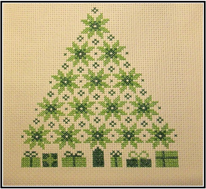 Quaker Tree - Christmas Cross Stitch Pattern