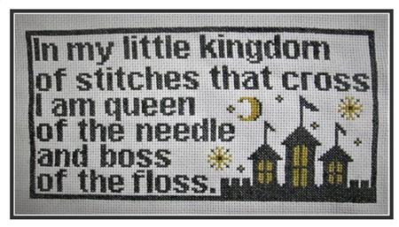Queen of the Needle - Cross Stitch Pattern