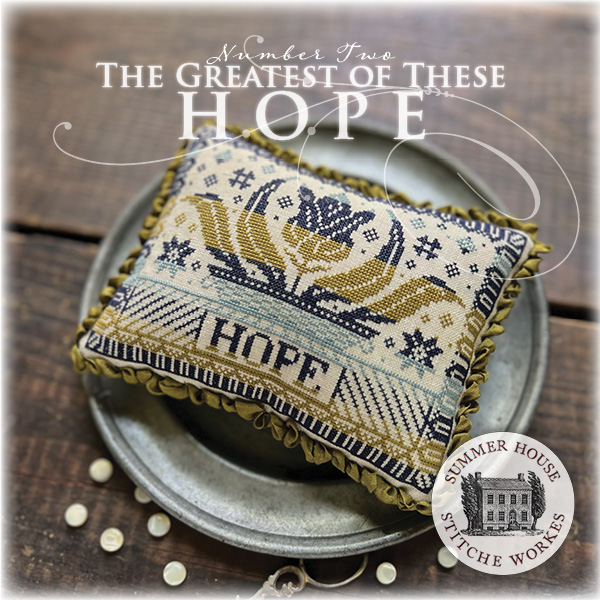The Greatest of These #2 - Hope - Christian Cross Stitch