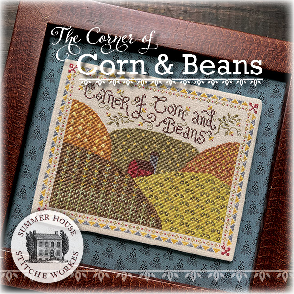 The Corner Of Corn and Beans - Cross Stitch Pattern