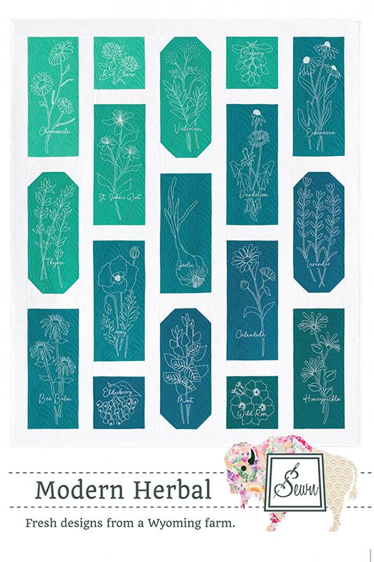 Modern Herbal BOM - Quilt Pattern