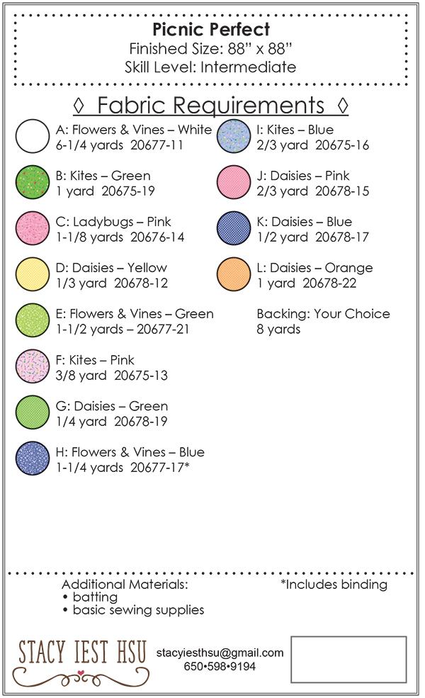 Picnic Perfect - Quilt Pattern