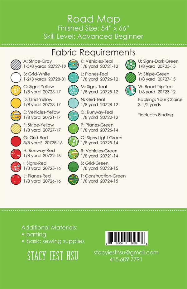 Road Map - Quilt Pattern
