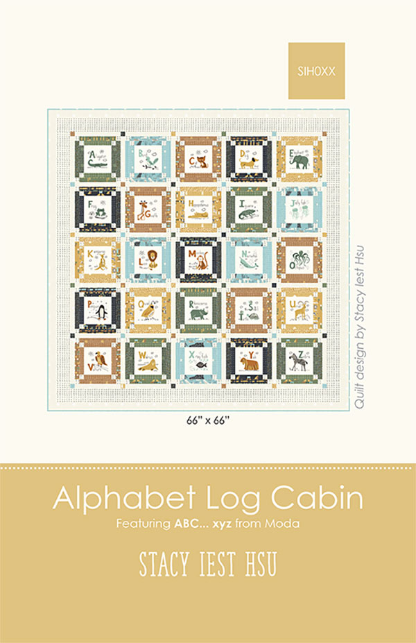 Alphabet Log Cabin - Quilt Pattern