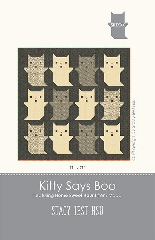 Kitty Says Boo - Halloween Quilt Pattern