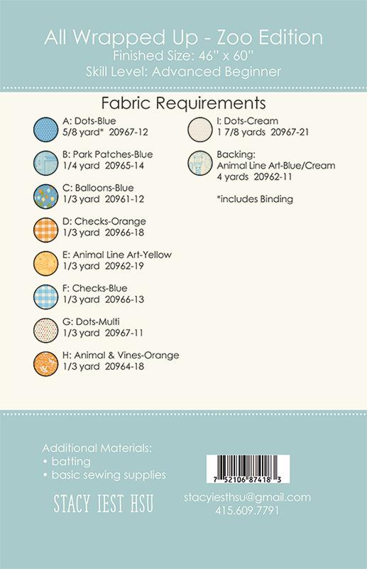 All Wrapped Up Zoo - Quilt Pattern