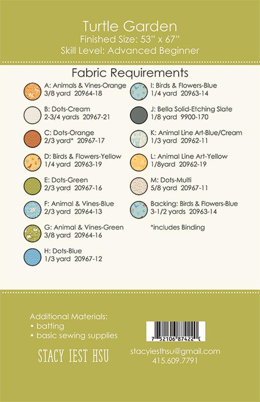 Turtle Garden - Quilt Pattern