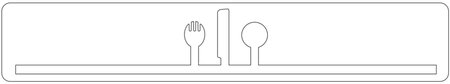 Sizzix Sizzlits Decorative Strip Die - Flatware Strip
