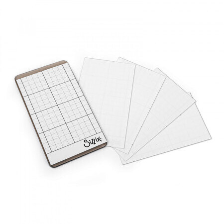 Sizzix Sticky Grid Sheets 2 1/2" x 4 1/2" - 5 Pack