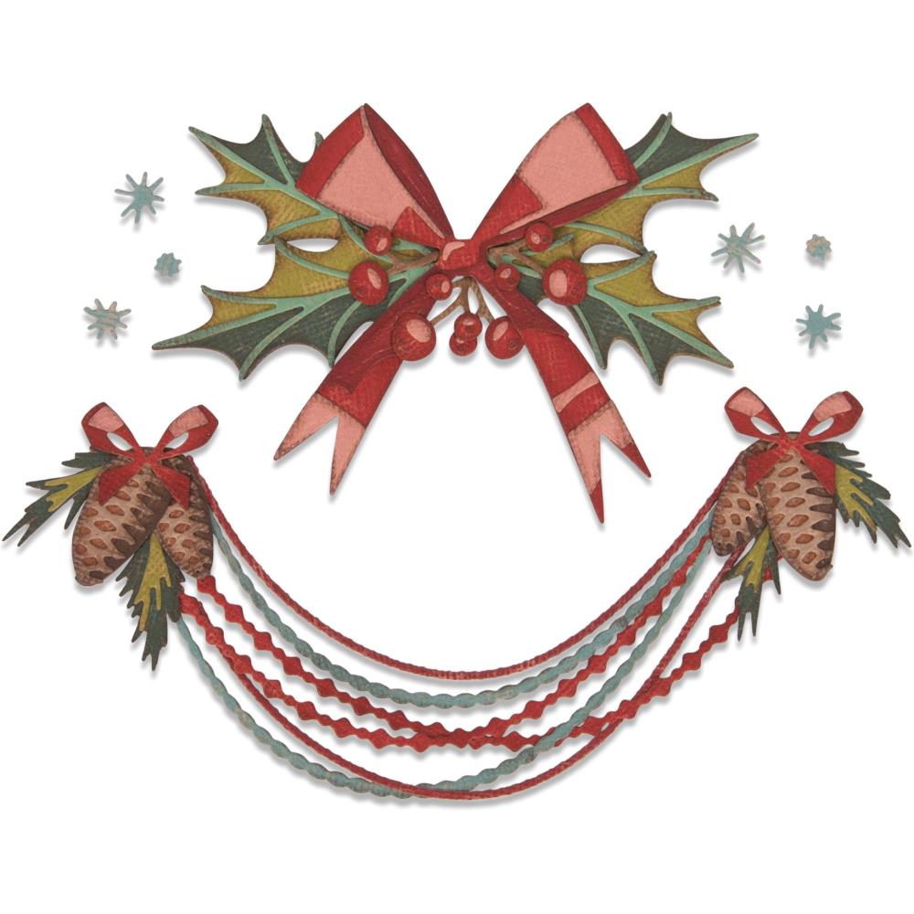 Colorize Deck The Halls - Christmas Tim Holtz Thinlits Dies