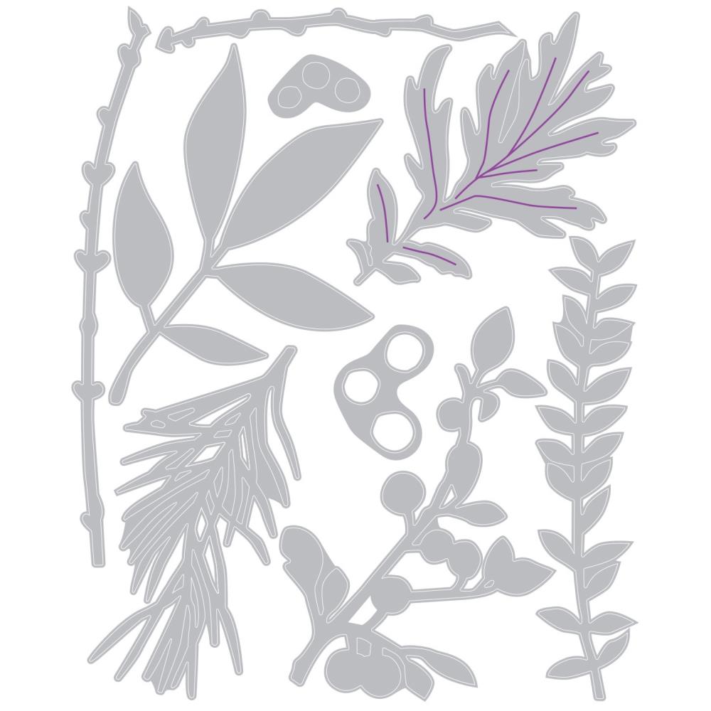 Hidden Leaves - Thinlits Craft Die