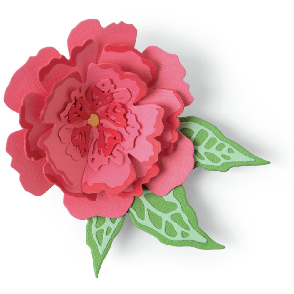 Sizzix 665188 Set Fustelle Thinlits: Fiore Pop-up Di Jessica Scott, 10 Pezzi Per Carte Creative