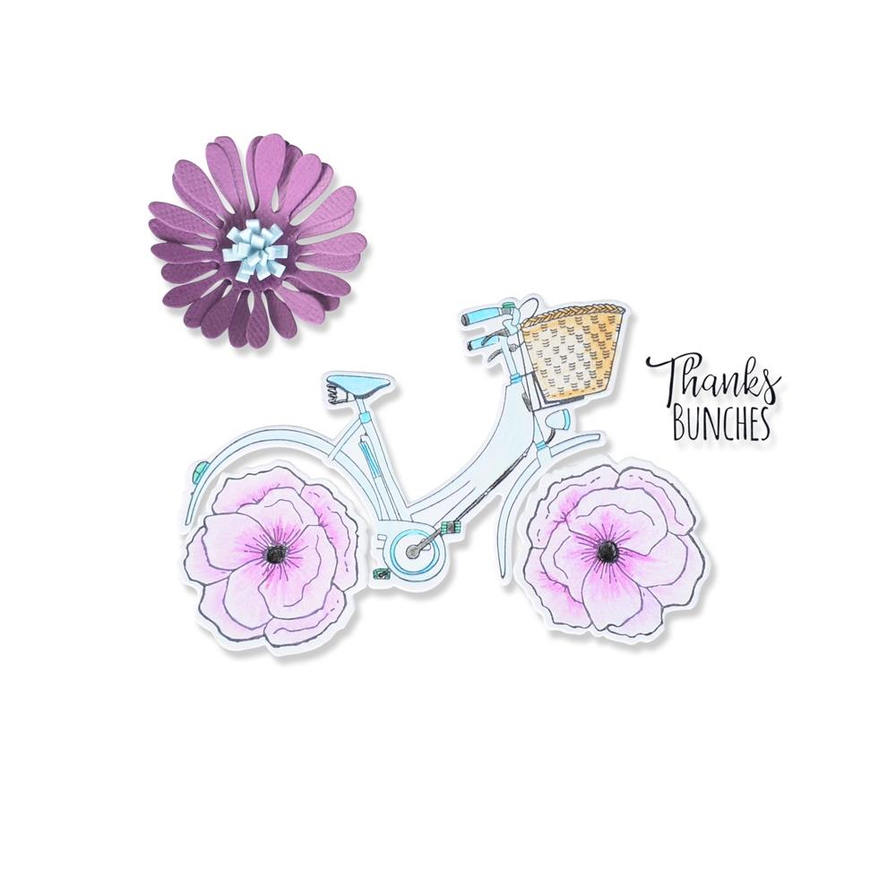 Thankful Bicycle - Stamp and Die Set