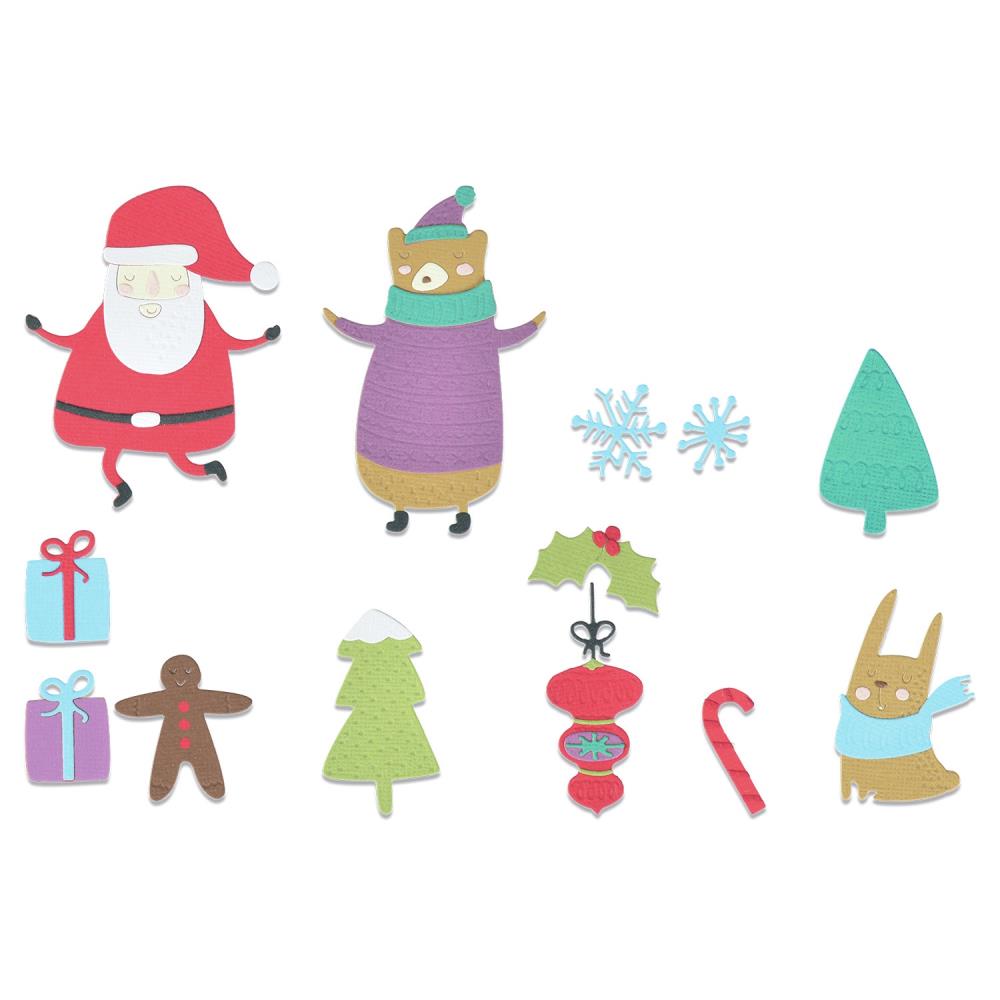 Doodle Christmas - Thinlits Craft Die Set