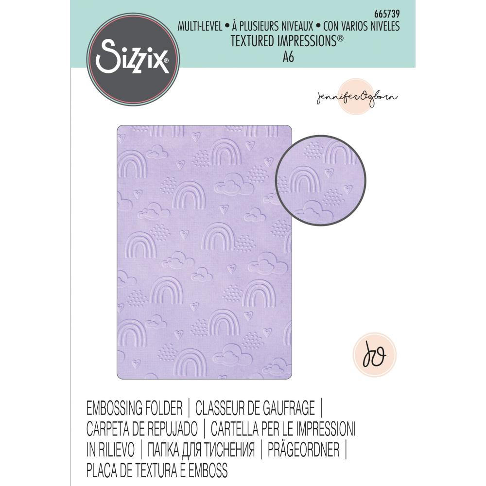 Rainbow Sky - 3D Embossing Folder