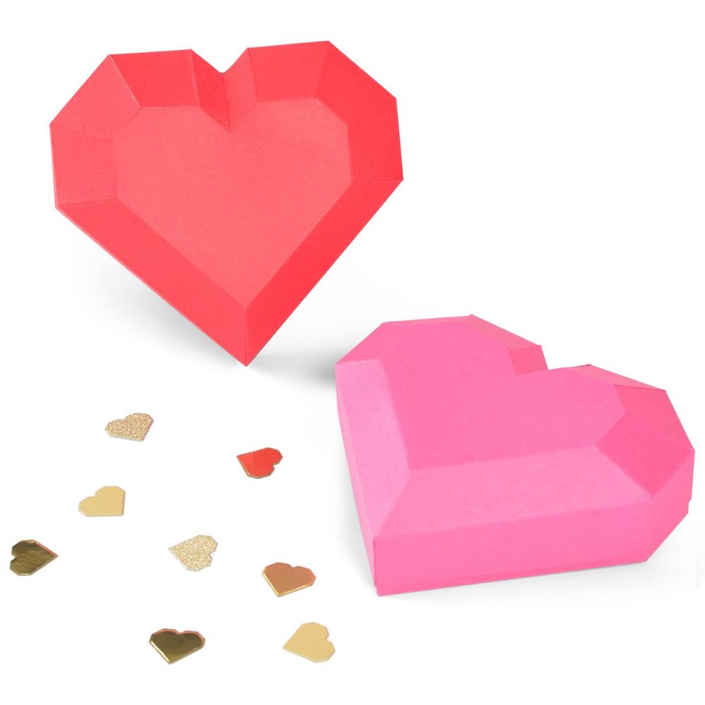 Geo Heart Box - Craft Die Set