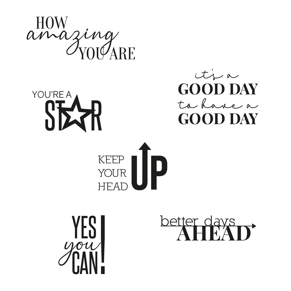 Positive Signs - Clear Stamp Set