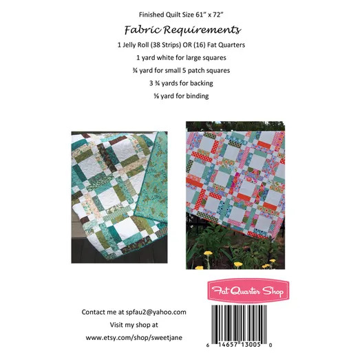 Grandma Marys Five Patch - Quilt Pattern