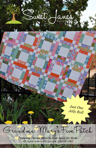 Grandma Marys Five Patch - Quilt Pattern