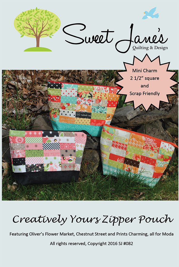 Creatively Yours Zipper Pouch - Sewing Pattern