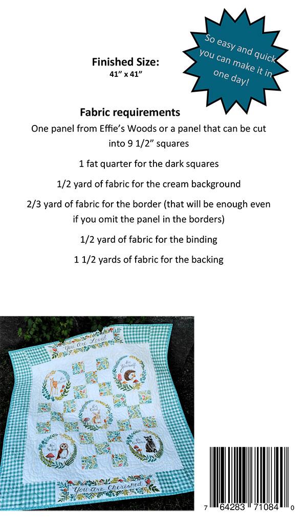Easy Peasy Panel - Quilt Pattern