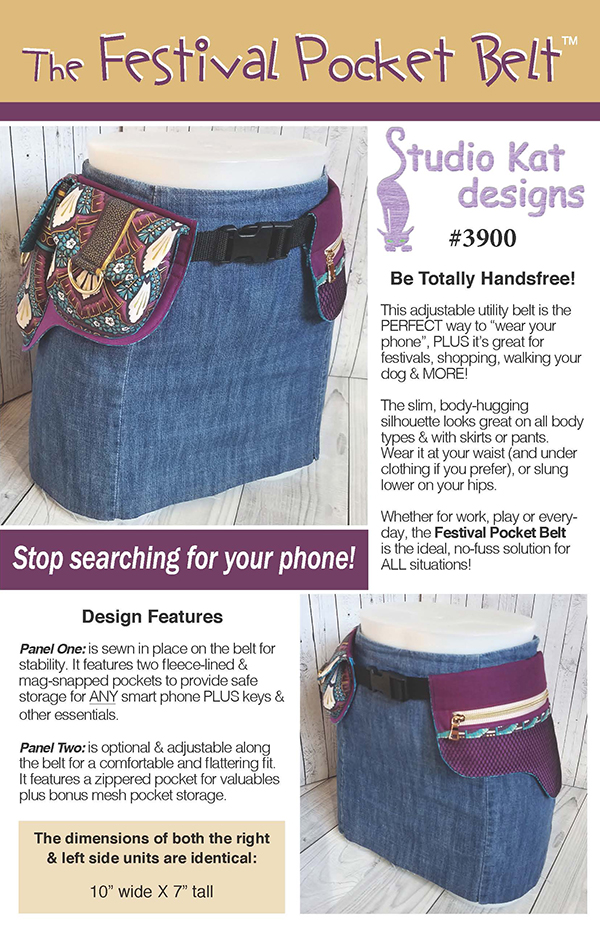 Festival Pocket Belt - Sewing Pattern