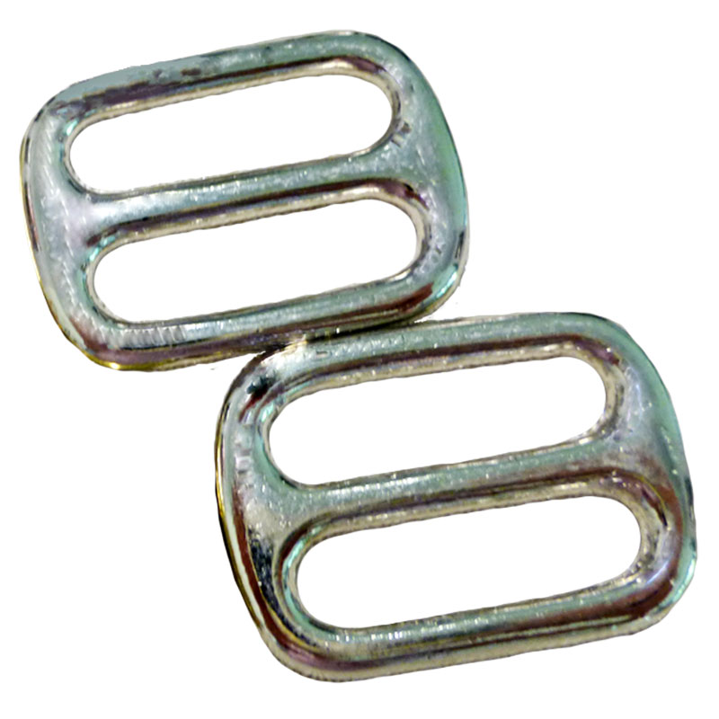 Slide Buckle 1" 2ct Nickel