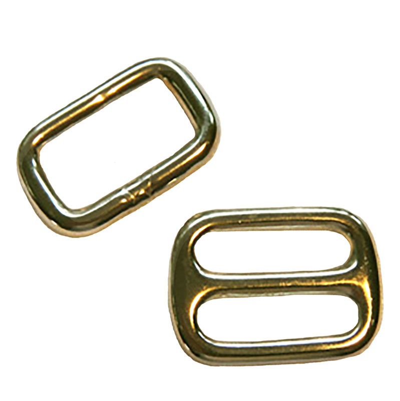 Slide Buckle/Link Combo Brass