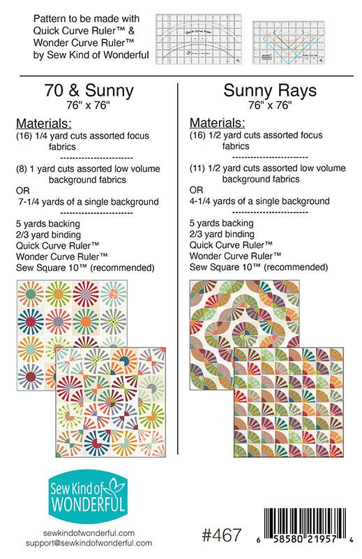 70 and Sunny/Sunny Rays - Quilt Pattern