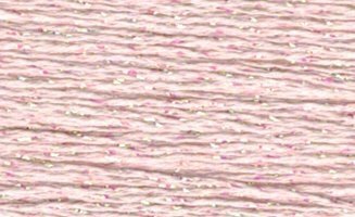Rainbow Gallery Silk Lame Braid - SL44 Lite Shell Pink