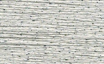 Rainbow Gallery Silk Lame Braid - SL48 Silver