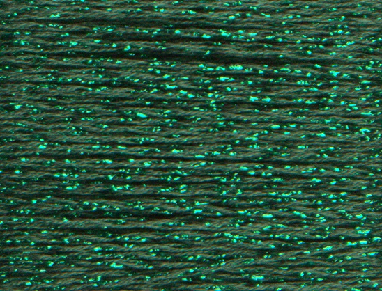 Rainbow Gallery Silk Lame Braid - SL242 Peacock Green