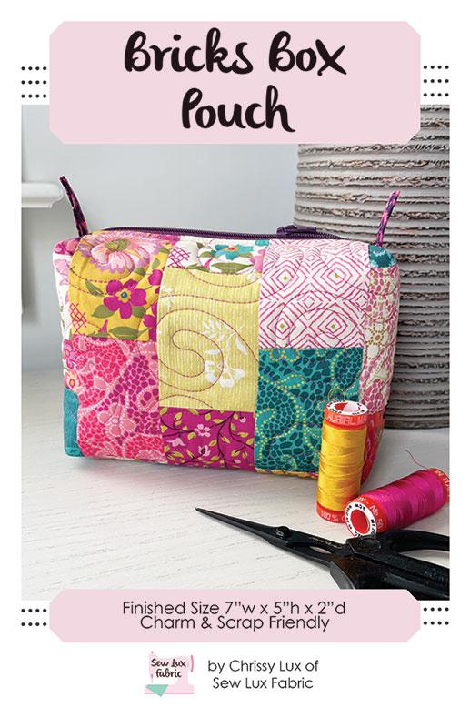 Bricks Box Pouch - Sewing Pattern